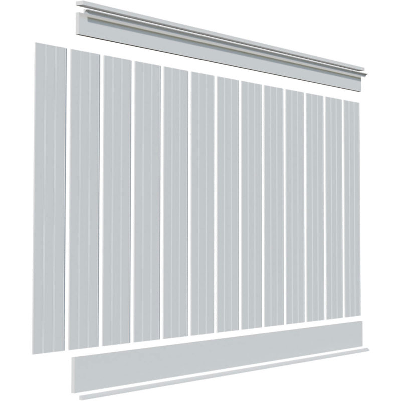 Ekena Millwork Deluxe PVC Beadboard Kit Wainscot & Reviews Wayfair